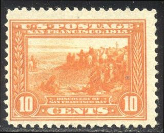 U.  S.  400a - 1913 10c Pan - Pacific,  Orange ($175)