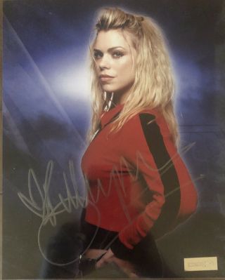 Billie Piper Signed 8x10 Photo From Doctor Who With Fan Expo Authentication