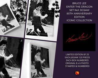 Bruce Lee Limited Edition Jigsaw " Enter The Dragon " 1/25