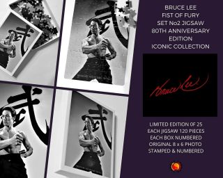 Bruce Lee Limited Edition Jigsaw " Fist Of Fury " 1/25