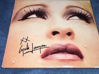 Cyndi Lauper Signed Autographed Shine Record Album Lp