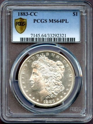 1883 Cc $1 Morgan Silver Dollar Pcgs Ms 64 Pl Proof Like (2321)