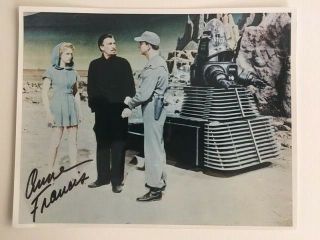 Anne Francis - Signed 8x10 Glossy Photo - Forbidden Planet Star - Vg