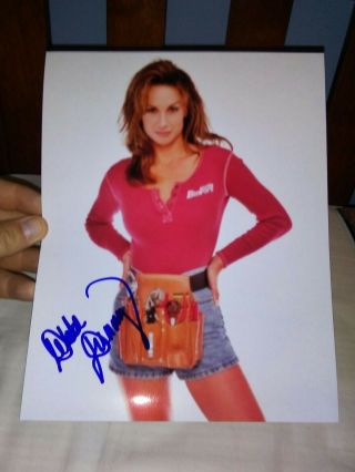 Debbe Dunning Signed Sexy 8x10 Photo Home Improvement Tool Time Model