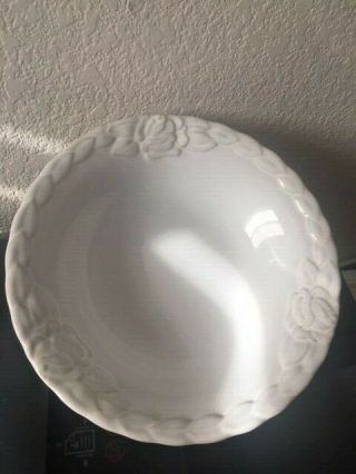 Christian Dior French Country Rose - White 9.  5 Inch Round Vegie/pasta/salad Bowl