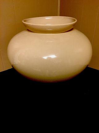 Vintage Royal Haeger Ivory Pottery Planter/decorative Bowl.  Huge.  50” Diameter