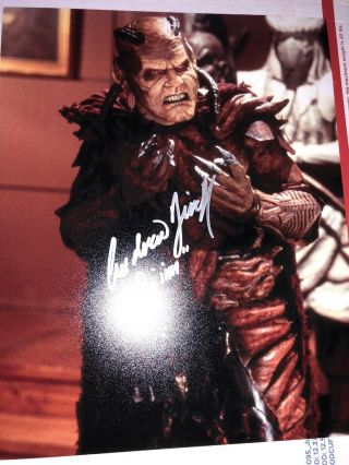 Andrew Divoff Autographed Photo 8x10 Signed Auto Authentic Horror Wishmaster