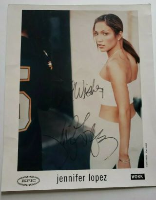 Jennifer Lopez 2000s - autograph signed 8 