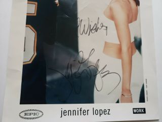 Jennifer Lopez 2000s - autograph signed 8 