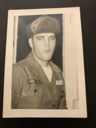 Elvis Presley Black And White Photo During Germany Service