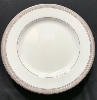 3set Of 4 Salad Plates Palatial Platinum By Mikasa Fine China L3235 8 Inches