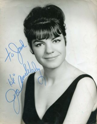 Jo Anne Worley.  Autograph.  Hand Signed.  8 - 10 Inch.