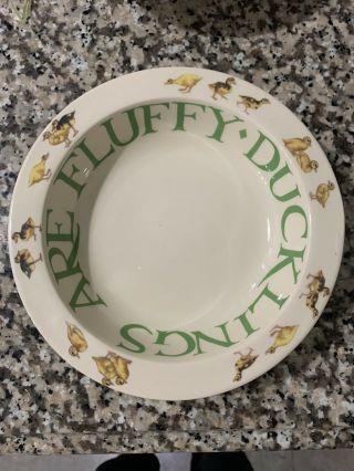 Emma Bridgewater Baby Animals Bowl England Pottery Ceramic Fluffy Duck