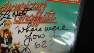 American Graffiti High School Reunion DVD signed by Candy Clark and Paul Le Mat 3