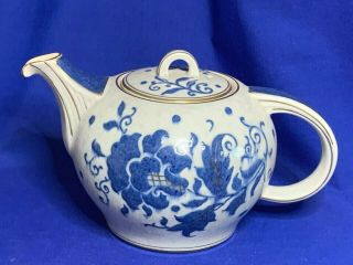 Charlotte Rhead Bursley Ware Carnation Pattern Teapot