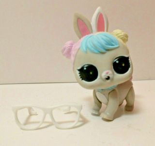 Lol Surprise Pets Hop Hop Series 3 Animals Bunny Rabbit With Glasses Collar