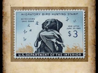 Us Federal Duck Stamp Scott Rw26 $3 1959 Migratory Bird Hunting Mnh Dist Gum