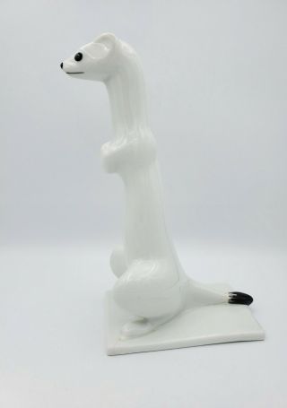 Vintage Norway Porsgrund Porcelain Animal Figurine 9.  5  T AS FOUND 2