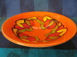 Poole Pottery,  England,  Delphis Abstract 57 Serving Bowl 1970 