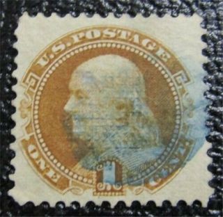 Nystamps Us Stamp 112 Blue Cancel $175 Grill