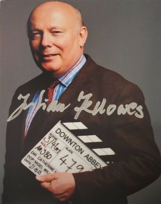 Lord Julian Fellows Hand Signed Autograph Photo Downton Abbey Creator Director