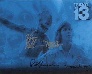 Friday The 13th Adrienne King Victor Miller Brouwer Signed 8x10 Auto Autograph