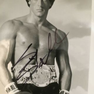Rocky Sylvester Stallone Signed 8 x 10 Photo Autographed 2