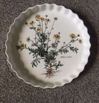 Villeroy & Boch Botanica Floral 9.  5” Quiche/ Pie Dish Oven To Table