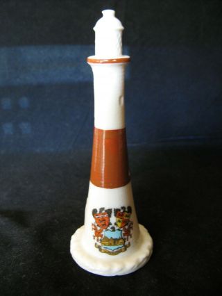W.  H.  Goss " Beachy Head Lighthouse " With Crest Of " Llandudno "