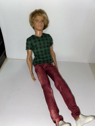 Nude Mattel Barbie Boy Ken Doll Rooted Blonde Hair Blue Eyes