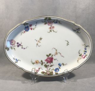Pv04781 Vintage Castleton China Floral Sunnyvale - 13 " Oval Platter