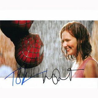 Tobey Maguire & Kirsten Dunst - Spider (67336) Autographed In Person 8x10 W/