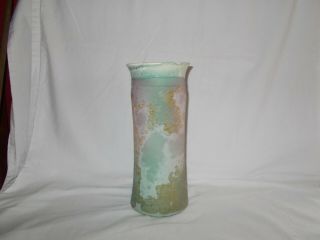 TONY EVANS Studio Art Raku Pottery Vase Signed Numbered 532 Ancient Sands 2