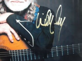 WILLIE NELSON SIGNED PHOTO w/TRIGGER 2