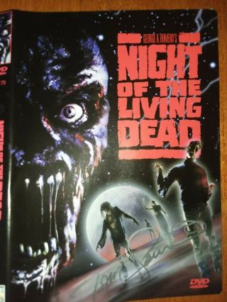Night Of The living Dead 1990 DVD Signed TOM SAVINI 2