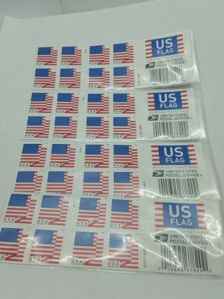 Usps Us Flag 2018 Forever Postage Stamps (80), .  (44 Value. )