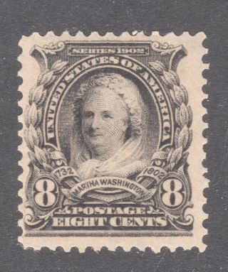 U.  S.  Stamp 306 - - - 8c Martha Washington Definitive - - 1902 - -
