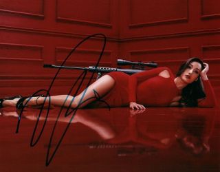 Maggie Q Nikita Actress Sexy In Red Dress Signed 8x10 Autographed Photo W/coa