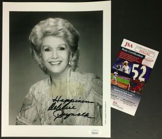 Debbie Reynolds Signed Photo Celebrity Autographed Singer Actress 8x10 Jsa