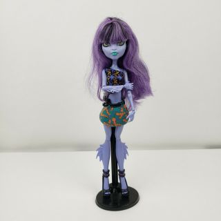 Monster High Create A Monster Blue Sea Monster Shoes And Purple Wig
