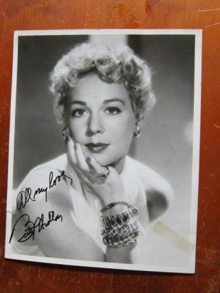 Betty Hutton 8x10 Photo Autographed