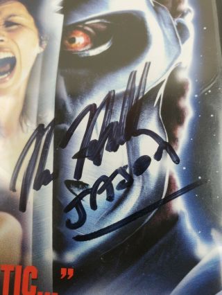 Kane Hodder Signed Jason X DVD Paper Cover AUTOGRAPHED,  Disk is and 2