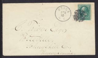 Us Sc 158 On Utica,  Ny Fancy Cancel Cover To Pa