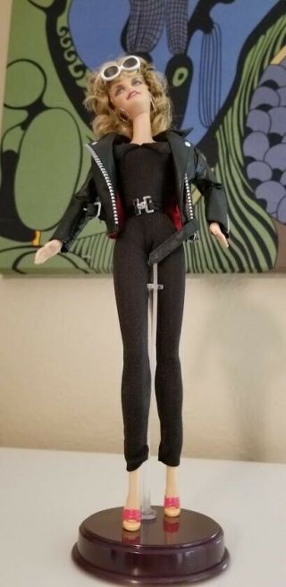 Grease Barbie Doll 25th Anniversary Sandy 2003 Euc Ready For Display