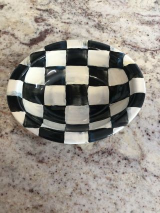 Mackenzie Childs Courtly Check Soap Dish