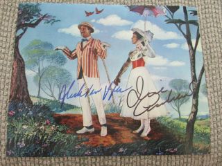 Julie Andrews & Dick Van Dyke Mary Poppins 8x10 Photo No