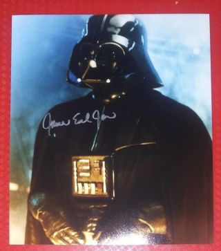 James Earl Jones Hand Signed Autographed Photo 8 X 10 Darth Vader Star Wars