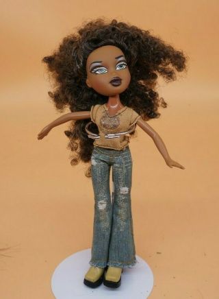 Bratz African American Doll With Shirt,  Jeans & Shoes - Mga
