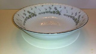 Fine China Of Japan Style House Picardy Platinum Pattern Round Vegetable Bowl