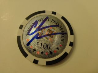 Chris Moneymaker World Series Of Poker Wsop Signed Autographed Poker Chip